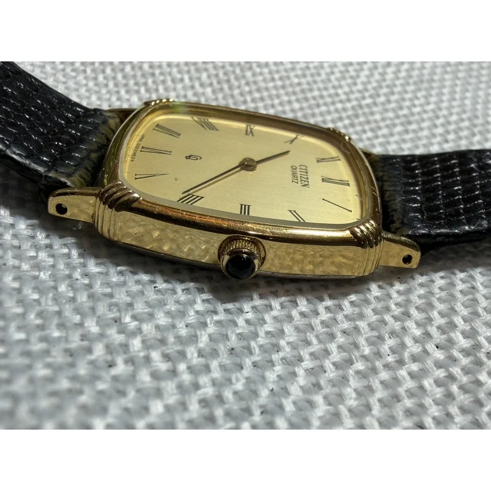 Citizen Quartz Vintage 1980s Dress Watch - Square Tank Style